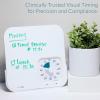 imagePRO Applied Personal 60Minute Visual Countdown Timer  ProfessionalGrade Timer for Therapy Rehab Medication Reminders ampamp Memory Care  Calming Blue Disk Large Numbers Adjustable AlertWhite W Dry Erase