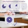 imageTIME TIMER 120 Minute MOD Education Edition  Visual Timer with Desktop Software for Kids Classroom Learning Testing Timer Study Tool and Office Meetings with Silent Operation White  120min35 x 35
