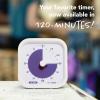 imageTIME TIMER 120 Minute MOD Education Edition  Visual Timer with Desktop Software for Kids Classroom Learning Testing Timer Study Tool and Office Meetings with Silent Operation White  120min35 x 35