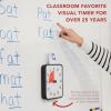 imageTIME TIMER 8 inch Visual Timer  60 Minute Desk Countdown Clock with Dry Erase Activity Card Also Magnetic  for Kids Classroom Homeschooling Study Tool Task Reminder Home and Kitchen Timer8 Inch
