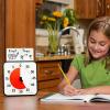 imageTIME TIMER 8 inch Visual Timer  60 Minute Desk Countdown Clock with Dry Erase Activity Card Also Magnetic  for Kids Classroom Homeschooling Study Tool Task Reminder Home and Kitchen Timer8 Inch