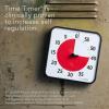 imageTIME TIMER 8 inch Visual Timer  60 Minute Desk Countdown Clock with Dry Erase Activity Card Also Magnetic  for Kids Classroom Homeschooling Study Tool Task Reminder Home and Kitchen Timer8 Inch
