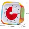 imageTIME TIMER MOD Charcoal A Visual Countdown 60 Minute Timer for Classrooms Meetings Kids and Adults Office and Homeschooling Tool with Silent Operation and Interchangeable Silicone CoverTie Dye