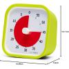 imageTIME TIMER MOD Charcoal A Visual Countdown 60 Minute Timer for Classrooms Meetings Kids and Adults Office and Homeschooling Tool with Silent Operation and Interchangeable Silicone CoverLime Green