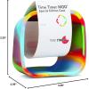 imageTIME TIMER MOD Charcoal A Visual Countdown 60 Minute Timer for Classrooms Meetings Kids and Adults Office and Homeschooling Tool with Silent Operation and Interchangeable Silicone CoverTie Dye