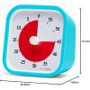 imageTIME TIMER MOD Charcoal A Visual Countdown 60 Minute Timer for Classrooms Meetings Kids and Adults Office and Homeschooling Tool with Silent Operation and Interchangeable Silicone CoverSky Blue
