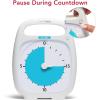 imageTIME TIMER PLUS 120 Minute Desk Visual Timer Countdown Timer with Portable Handle for Classroom Office Homeschooling Study Tool with Silent Operation White20 Minutes