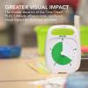 imageTIME TIMER PLUS 120 Minute Desk Visual Timer Countdown Timer with Portable Handle for Classroom Office Homeschooling Study Tool with Silent Operation White5 Minutes