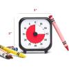 imageTime Timer 3 inch Visual Timer  60 Minute Kids Desk Countdown Clock with Dry Erase Activity Card and Desktop App Access  for Kids Classroom Homeschool Study Tool Task Reminder Home and Kitchen3 inch