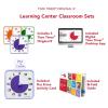 imageTime Timer 8 Inch Learning Center Classroom Set  60 Minute Visual Timer for Kids with Dry Erase Activity Cards for Kids Classroom Learning Centers and Teachers Desk Clock Primary 3PackSecondary