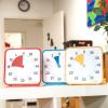 imageTime Timer 8 Inch Learning Center Classroom Set  60 Minute Visual Timer for Kids with Dry Erase Activity Cards for Kids Classroom Learning Centers and Teachers Desk Clock Primary 3PackBlack