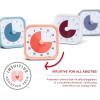 imageTime Timer Home MOD  60 Minute Kids Visual Timer Home Edition  For Homeschool Supplies Study Tool Timer for Kids Desk Office Desk and Meetings with Silent Operation Cotton Ball WhiteOrange Dreamsicle