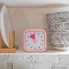 imageTime Timer Home MOD  60 Minute Kids Visual Timer Home Edition  For Homeschool Supplies Study Tool Timer for Kids Desk Office Desk and Meetings with Silent Operation Cotton Ball WhitePeony Pink