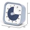 imageTime Timer Home MOD  60 Minute Kids Visual Timer Home Edition  For Homeschool Supplies Study Tool Timer for Kids Desk Office Desk and Meetings with Silent Operation Cotton Ball WhitePale Shale