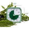 imageTime Timer Home MOD  60 Minute Kids Visual Timer Home Edition  For Homeschool Supplies Study Tool Timer for Kids Desk Office Desk and Meetings with Silent Operation Cotton Ball WhiteFern Green