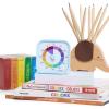 imageTime Timer MOD  Home Edition  Rainbow Wheel  Individual Sized 60 Minute Visual Countdown Timer with 5 Minute Color Segments for Kids Toddlers Students with Silent Operation Multicolor60min Timer