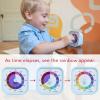 imageTime Timer MOD  Home Edition  Rainbow Wheel  Individual Sized 60 Minute Visual Countdown Timer with 5 Minute Color Segments for Kids Toddlers Students with Silent Operation Multicolor60min Timer