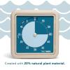 imageTime Timer Retro 8 inch Eco Edition Visual Timer  60 Minute Desk Countdown Clock Made with at Least 20 Natural Plant Material Green LandBlue