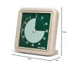 imageTime Timer Retro 8 inch Eco Edition Visual Timer  60 Minute Desk Countdown Clock Made with at Least 20 Natural Plant Material Green LandGreen
