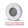 imageTime Timer Twist 90Minute Digital Countdown Clock  for Kids Classroom Learning Homeschool Study Tool Teachers Desk Clock Exercise and Kitchen Timer Dreamsicle OrangePale Shale