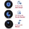 imageTime Timer WASH with Soap Dispenser  Hands Free Automatic Soap Dispenser with 30 Second Visual Countdown Display TouchLess Handwashing for Kitchen or Bathroom Timer with Optional Music SoundTimer