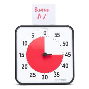 imageTIME TIMER 8 inch Visual Timer  60 Minute Desk Countdown Clock with Dry Erase Activity Card Also Magnetic  for Kids Classroom Homeschooling Study Tool Task Reminder Home and Kitchen Timer8 Inch