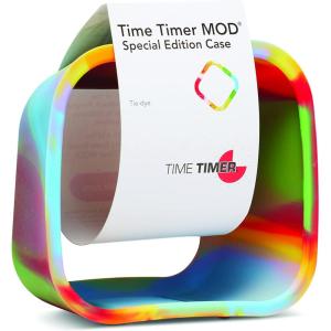 imageTIME TIMER MOD Charcoal A Visual Countdown 60 Minute Timer for Classrooms Meetings Kids and Adults Office and Homeschooling Tool with Silent Operation and Interchangeable Silicone CoverTie Dye