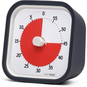 imageTIME TIMER MOD Charcoal A Visual Countdown 60 Minute Timer for Classrooms Meetings Kids and Adults Office and Homeschooling Tool with Silent Operation and Interchangeable Silicone CoverCharcoal Gray