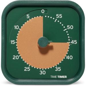 imageTime Timer MOD  Home Edition  Individual Sized 60 Minute Visual Countdown Timer for ADHD Adults Students and Pomodoro with Silent Operation Metallic MidnightForest