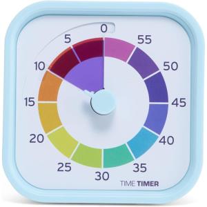 imageTime Timer MOD  Home Edition  Rainbow Wheel  Individual Sized 60 Minute Visual Countdown Timer with 5 Minute Color Segments for Kids Toddlers Students with Silent Operation Multicolor60min Timer