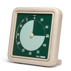 imageTime Timer Retro 8 inch Eco Edition Visual Timer  60 Minute Desk Countdown Clock Made with at Least 20 Natural Plant Material Green LandGreen