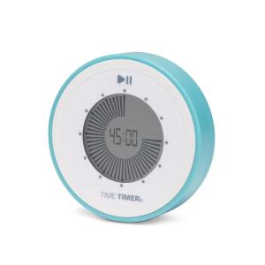 imageTime Timer Twist 90Minute Digital Countdown Clock  for Kids Classroom Learning Homeschool Study Tool Teachers Desk Clock Exercise and Kitchen Timer Dreamsicle OrangeLake Day Blue
