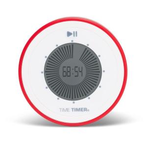 imageTime Timer Twist 90Minute Digital Countdown Clock  for Kids Classroom Learning Homeschool Study Tool Teachers Desk Clock Exercise and Kitchen Timer Dreamsicle OrangeRed