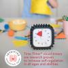 imageTime Timer MOD with Tire Protective Case  Charcoal Case with Visual Timer  Individual Sized 60 Minute Visual Countdown for ADHD Autism Kids Students and Pomodoro with Silent Operation Tread