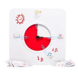imageTIME Timer 8 inch Visual Timer with Visual Schedule Package  60 Minute Kids Desk Countdown Clock with Dry Erase Board whiteboard Marker and pecs Cards  for Kids Classroom Home and Routine Timer8 Timer Kit