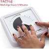 imageTime Timer Numberless Braille 8Inch Visual Timer  60Minute Countdown Silent Clock with Tactile Features ampamp HighContrast Disappearing Disk Desk Timer for Kids Office ADHD Autism  BlackBlack Disk