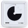imageTime Timer Numberless Braille 8Inch Visual Timer  60Minute Countdown Silent Clock with Tactile Features ampamp HighContrast Disappearing Disk Desk Timer for Kids Office ADHD Autism  BlackBlack Disk