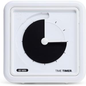 imageTime Timer Numberless Braille 8Inch Visual Timer  60Minute Countdown Silent Clock with Tactile Features ampamp HighContrast Disappearing Disk Desk Timer for Kids Office ADHD Autism  BlackBlack Disk
