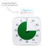 imageTime Timer Original 12quot Visual Countdown Timer  Large 60Minute Silent Classroom Visual Timer for SEL Emotional Regulation Focus Calm Transitions ADHD Autism  Green ampamp White