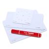 imageTime Timer Next Steps DryErase Card Set  Accessory for Time Timer Original Visual Timers Includes 3 Reusable Whiteboard Cards FirstThen Timer Face StepbyStep with Red Marker