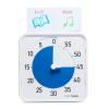 imageTime Timer Original 8quot Visual Countdown Timer  Medium 60Minute Silent Classroom Visual Timer for SEL Emotional Regulation Focus Calm Transitions ADHD Autism  Blue Disk ampamp White Frame