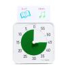imageTime Timer Original 8quot Visual Countdown Timer  Medium 60Minute Silent Classroom Visual Timer for SEL Emotional Regulation Focus Calm Transitions ADHD Autism  Green ampamp White