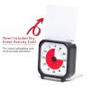 imageTime Timer 3 Inch Visual Timer  60Minute Quiet Portable Countdown Timer for Kids Teachers Students amp Adults  Helps with Focus Transitions ADHD Autism amp Time Blindness  Red amp WhiteBlack