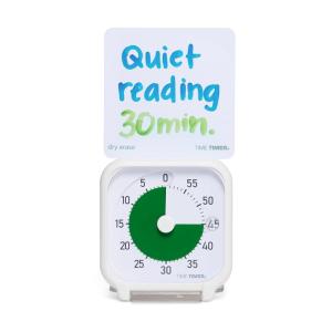 imageTime Timer 3 Inch Visual Timer  60Minute Quiet Portable Countdown Timer for Kids Teachers Students amp Adults  Helps with Focus Transitions ADHD Autism amp Time Blindness  Red amp WhiteWhite  Green