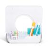 imageVisual Schedule Package  8inch 60 Minute Visual Routine Timer with Dry Erase Board PECS Cards and Whiteboard Marker  for Kids Desk Classroom Home and Routines Orange
