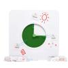 imageVisual Schedule Package  8inch 60 Minute Visual Routine Timer with Dry Erase Board PECS Cards and Whiteboard Marker  for Kids Desk Classroom Home and Routines Green